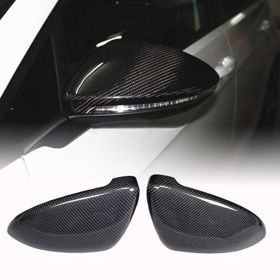 Volkswagen VW Golf 7 7.5 MK7 MK7.5 GTI R R-line 2014-2019 Mirror Covers Replacement Style Carbon Fiber-Ahacarbon