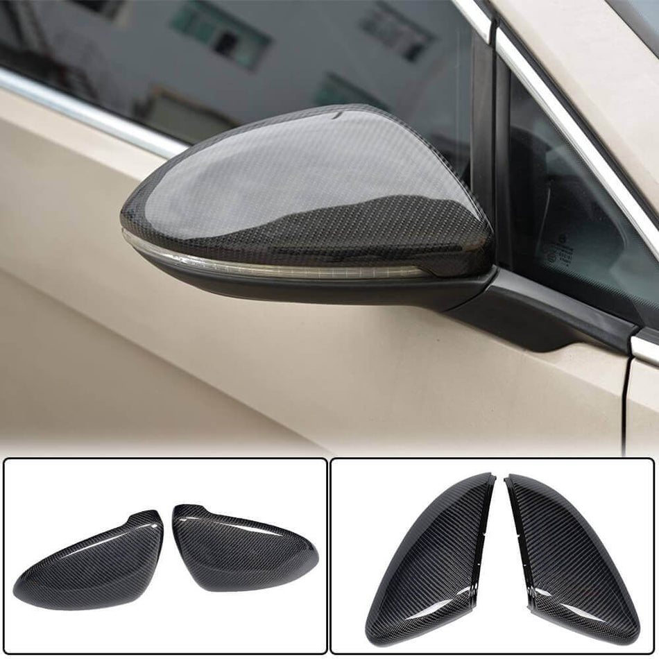 Volkswagen VW Golf 7 7.5 MK7 MK7.5 GTI R R-line 2014-2019 Mirror Covers Replacement Style Carbon Fiber-Ahacarbon