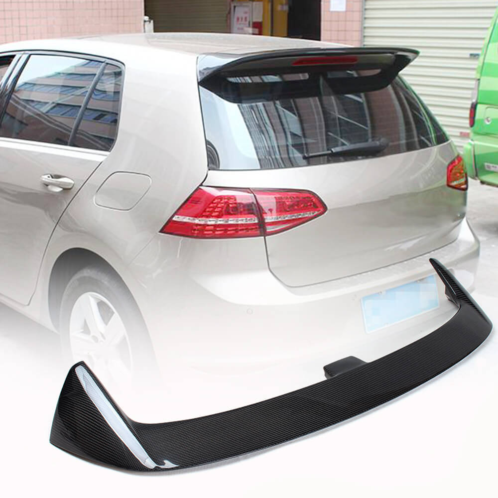 Volkswagen VW Golf 7 7.5 MK7 MK7.5 Standard/R-Line 2014-2019 Rear Roof Spoiler Carbon Fiber/FRP-Ahacarbon