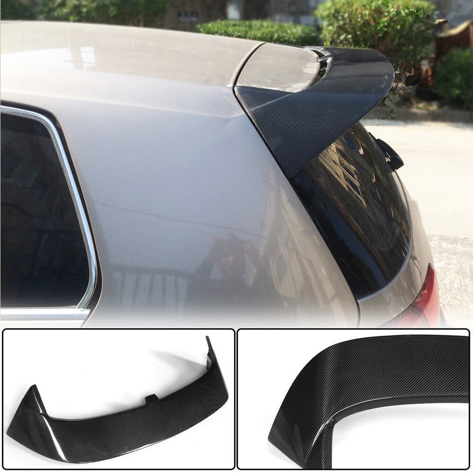 Volkswagen VW Golf 7 7.5 MK7 MK7.5 Standard/R-Line 2014-2019 Rear Roof Spoiler Carbon Fiber-Ahacarbon