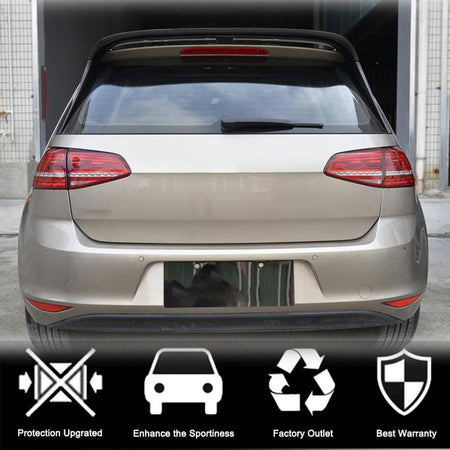 Volkswagen VW Golf 7 7.5 MK7 MK7.5 Standard/R-Line 2014-2019 Rear Roof Spoiler Carbon Fiber-Ahacarbon