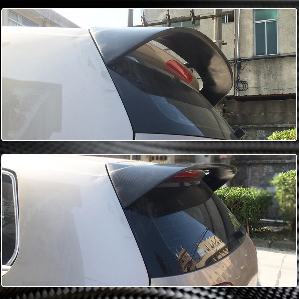 Volkswagen VW Golf 7 7.5 MK7 MK7.5 Standard/R-Line 2014-2019 Rear Roof Spoiler Carbon Fiber-Ahacarbon