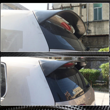 Volkswagen VW Golf 7 7.5 MK7 MK7.5 Standard/R-Line 2014-2019 Rear Roof Spoiler Carbon Fiber-Ahacarbon