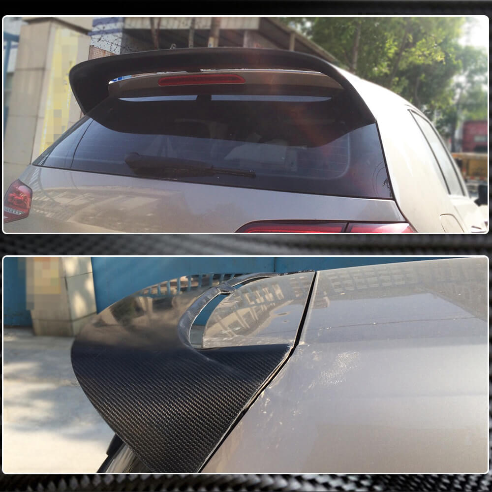 Volkswagen VW Golf 7 7.5 MK7 MK7.5 Standard/R-Line 2014-2019 Rear Roof Spoiler Carbon Fiber-Ahacarbon