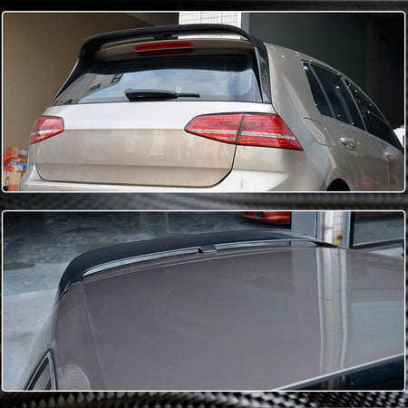 Volkswagen VW Golf 7 7.5 MK7 MK7.5 Standard/R-Line 2014-2019 Rear Roof Spoiler Carbon Fiber-Ahacarbon