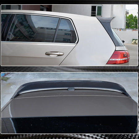 Volkswagen VW Golf 7 7.5 MK7 MK7.5 Standard/R-Line 2014-2019 Rear Roof Spoiler Carbon Fiber-Ahacarbon