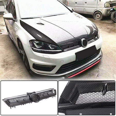 Volkswagen VW Golf 7 MK7 TSI GTI R R-line 2014-2017 Front Grille Dry Carbon Fiber-Ahacarbon