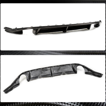 Volkswagen VW Golf 7 MK7 Standard/GTI 2014-2016 Rear Bumper Diffuser Carbon Fiber-Ahacarbon