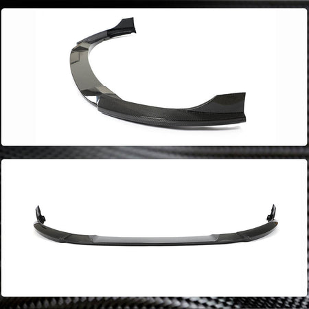 Volkswagen VW Golf 8 MK8 GTI 2021UP Front Bumper Lip Carbon Fiber-Ahacarbon