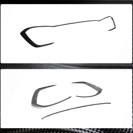 Volkswagen VW Golf 8 MK8 GTI 2021UP Front Bumper Vents Dry Carbon Fiber-Ahacarbon