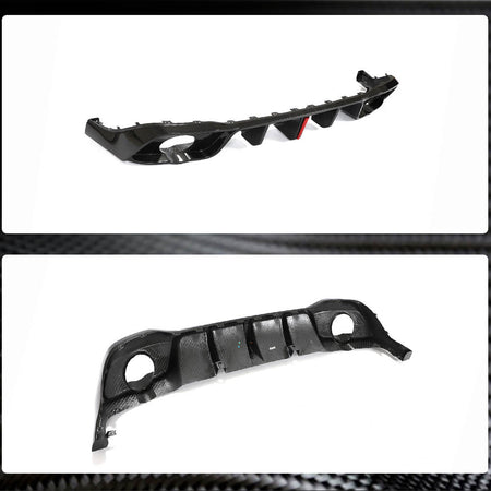 Volkswagen VW Golf 8 MK8 GTI Rear Bumper Diffuser Dry Carbon Fiber-Ahacarbon