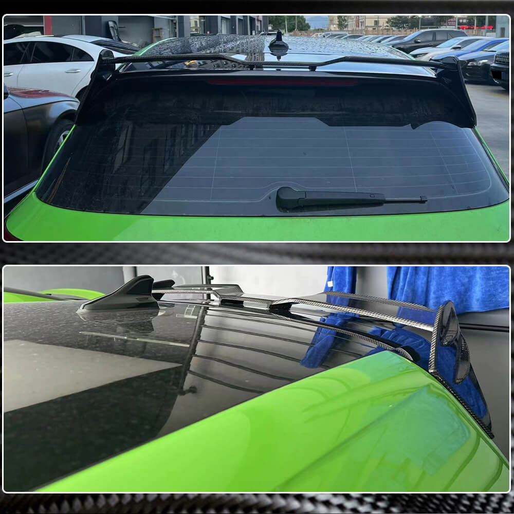 Volkswagen VW Golf 8 MK8 GTI R 2021UP Rear Roof Spoiler Carbon Fiber-Ahacarbon