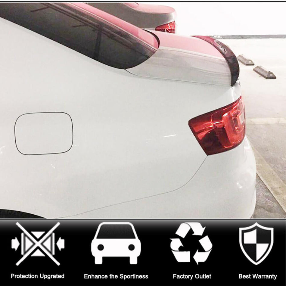Volkswagen VW Jetta 2011-2014 Sagitar 2012-2014 Rear Trunk Spoiler Carbon Fiber-Ahacarbon