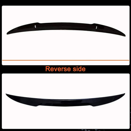 Volkswagen VW Jetta Sedan 2012-2018 Rear Trunk Spoiler Glossy black ABS-Ahacarbon