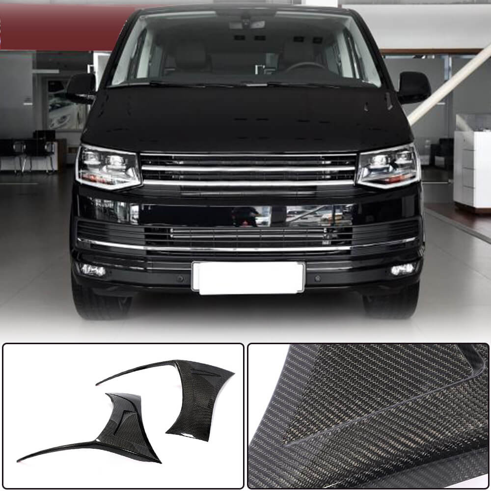 Volkswagen VW Multivan Transporter T6 2015-2020 Front Bumper Vents Carbon Fiber-Ahacarbon