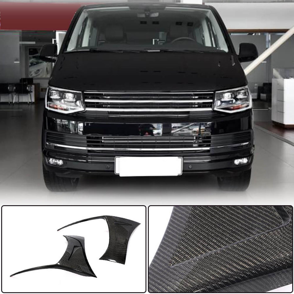 Volkswagen VW Multivan Transporter T6 2015-2020 Front Bumper Vents Carbon Fiber-Ahacarbon