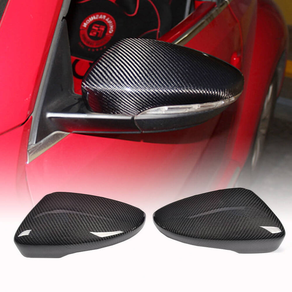 Volkswagen VW Passat CC Jetta Scirocco Beetle Mirror Covers Carbon Fiber-Ahacarbon