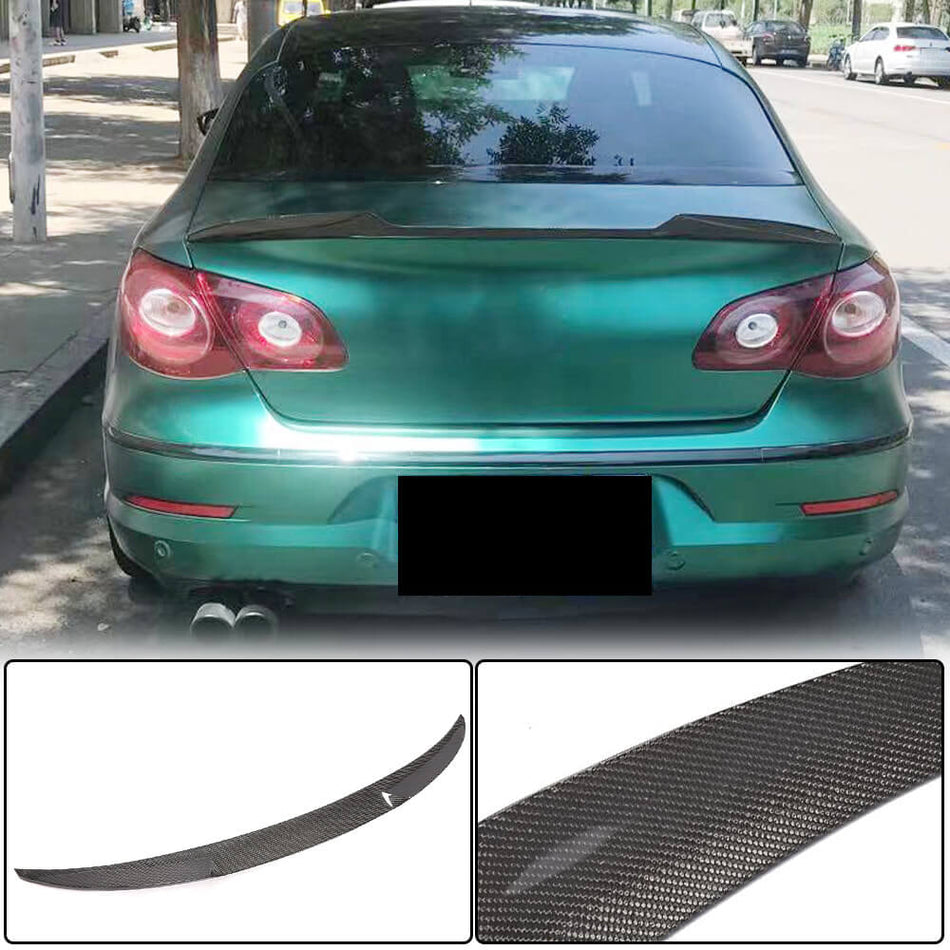 Volkswagen VW Passat CC Sedan Facelift 2013-2018 Rear Trunk Spoiler Carbon Fiber-Ahacarbon