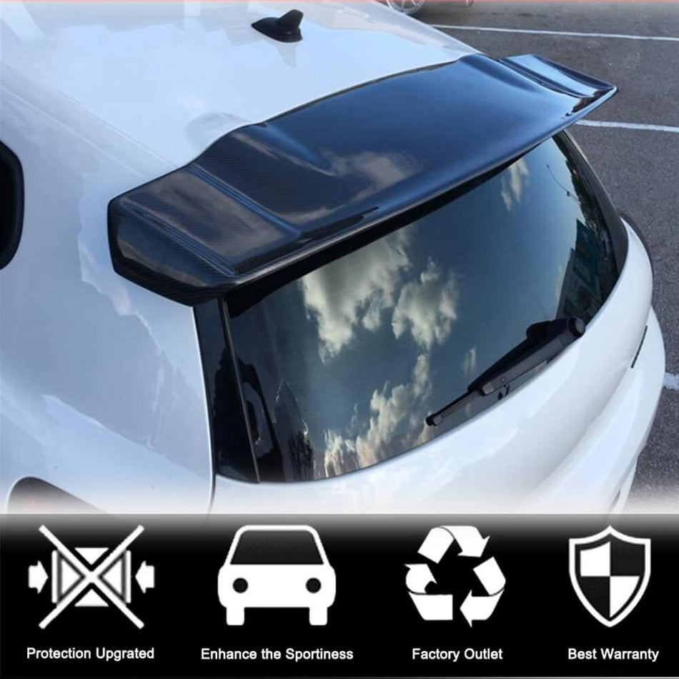 Volkswagen VW Scirocco Non-R 2008-2014 Rear Roof Spoiler Carbon Fiber-Ahacarbon