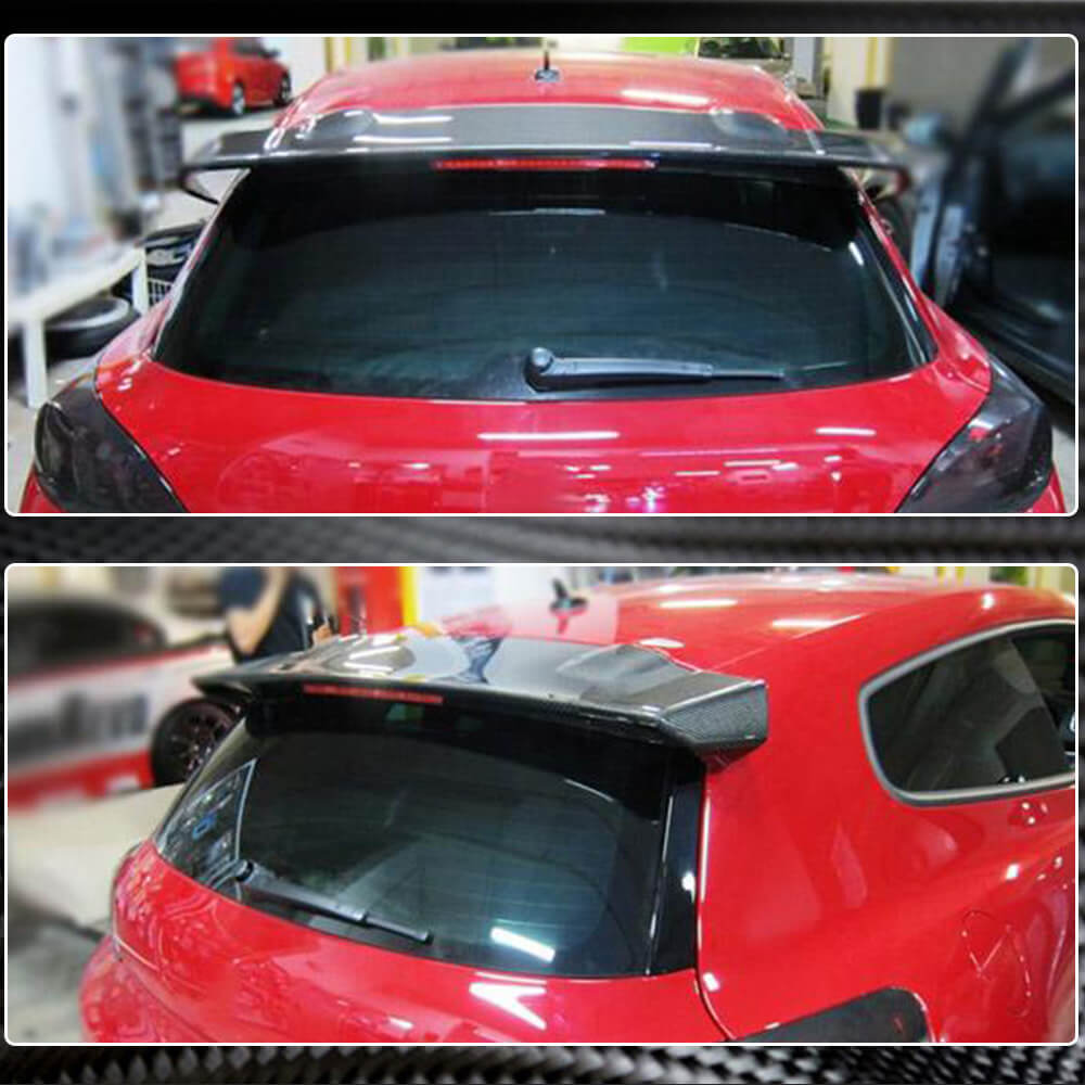 Volkswagen VW Scirocco Non-R 2008-2014 Rear Roof Spoiler Carbon Fiber-Ahacarbon