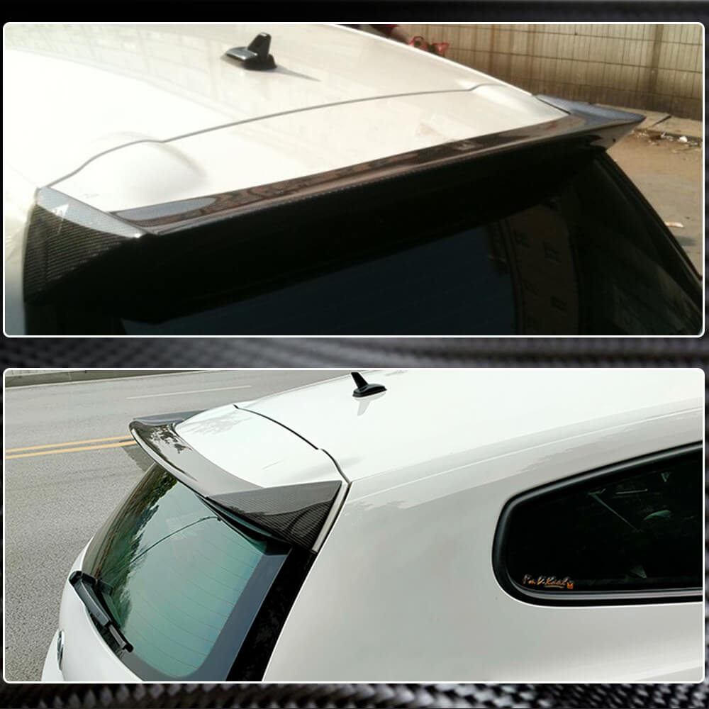 Volkswagen VW Scirocco Non-R Pre-facelift 2008-2014 Rear Roof Spoiler Carbon Fiber-Ahacarbon