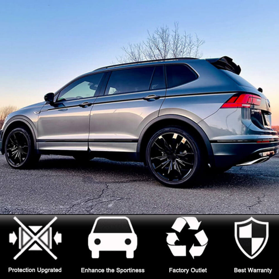 Volkswagen VW Tiguan MK2 Standard 2017-2019 Rear Trunk Spoiler Carbon Fiber-Ahacarbon