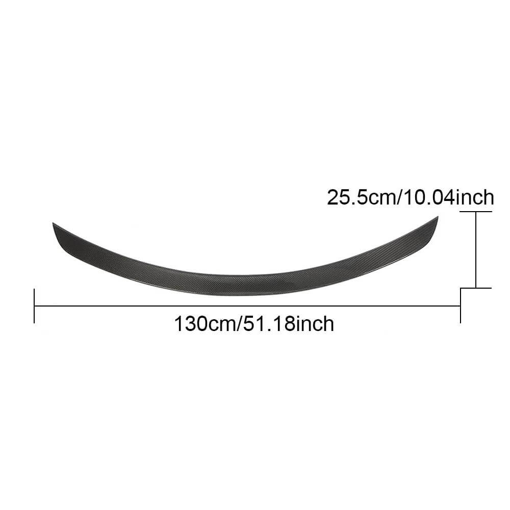 Mercedes Benz S Classs A217 Convertible 2016-2020 Rear Trunk Spoiler Carbon Fiber-Ahacarbon