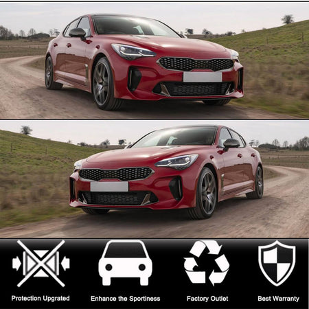 Kia Stinger 2018 2019 2020 2021 2022 2023 Carbon Fiber Front Grille-Ahacarbon
