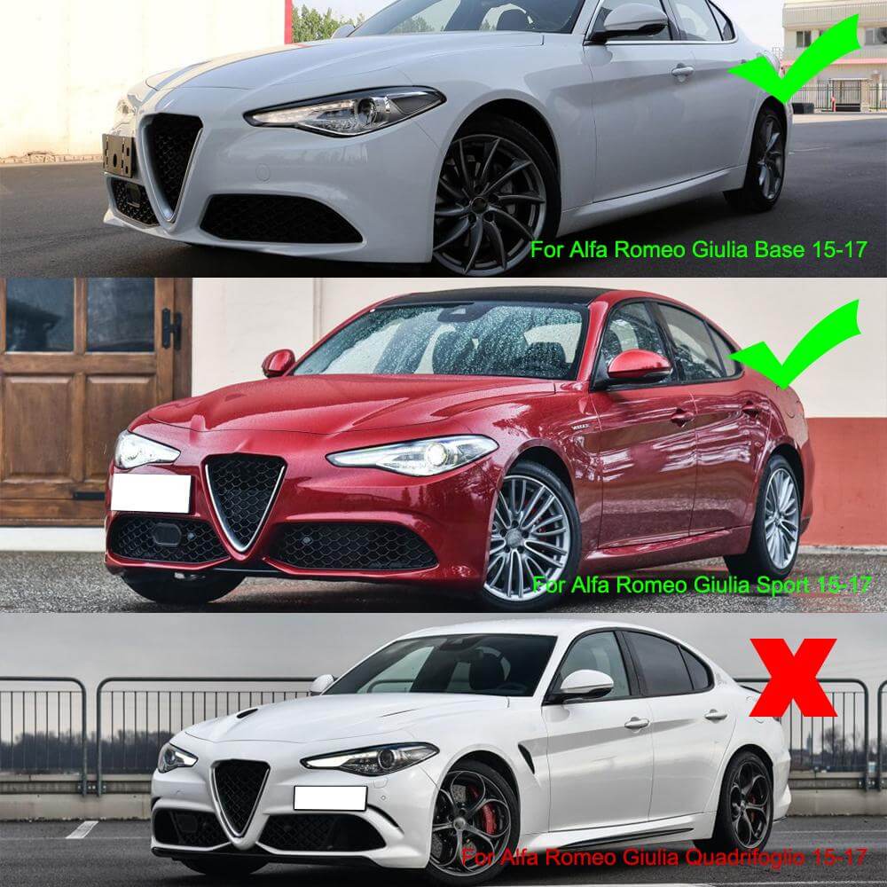 Alfa Romeo Giulia 952 2015-2020 Side Skirts Carbon Fiber-Ahacarbon